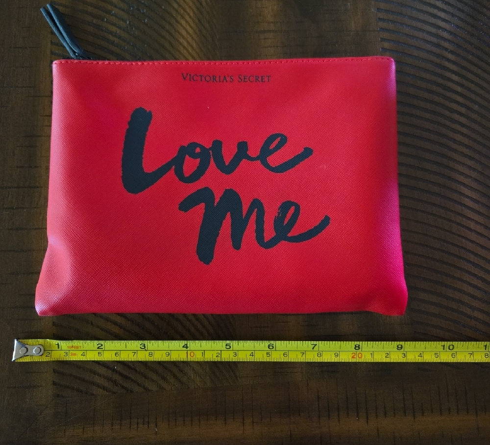 Victoria's Secret Red 'Love Me' Pouch